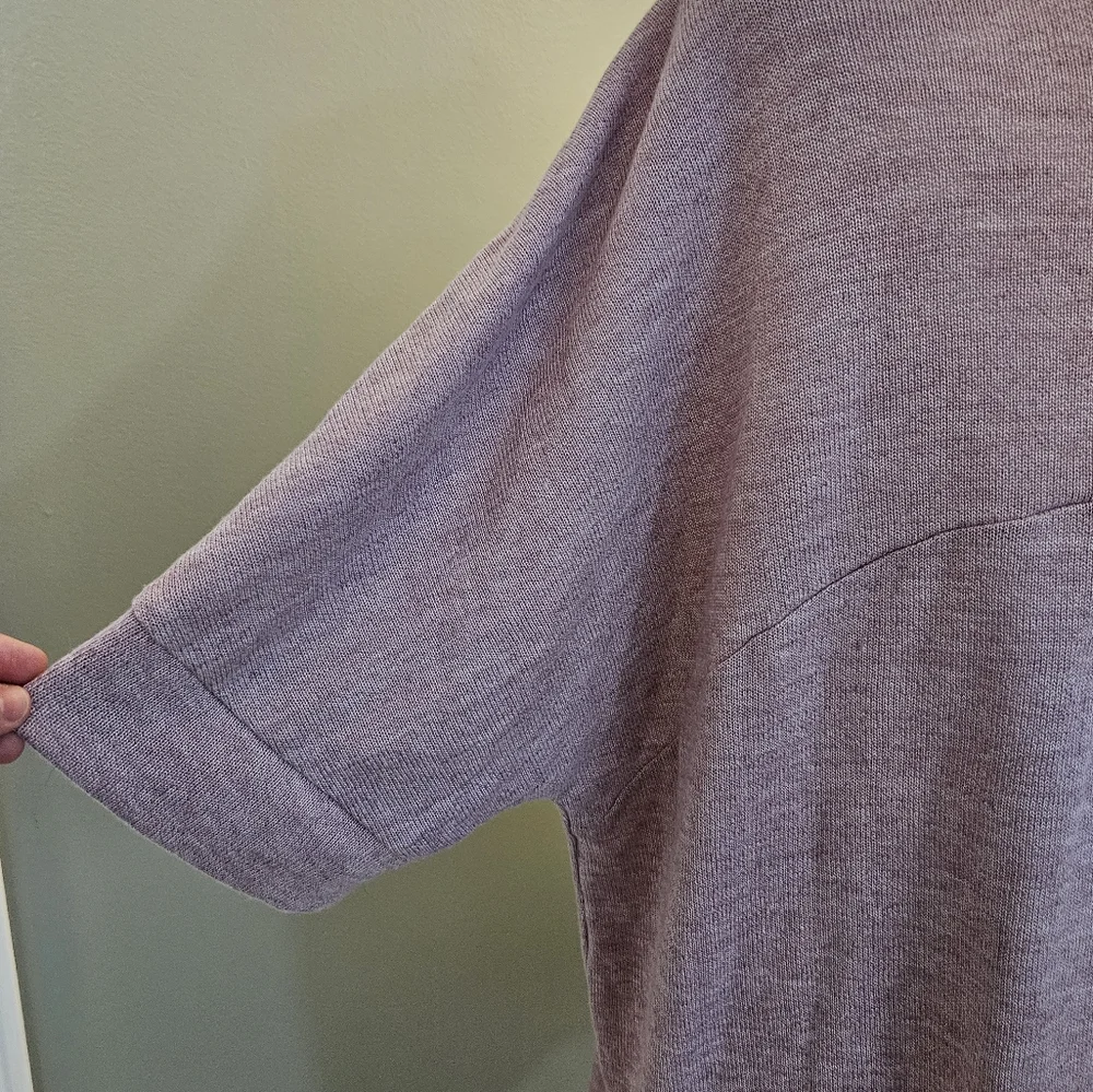 Torrid Women's Size 3 Lavender Open-Front Cardigan Sweater Short Sleeved - Picture 9 of 12